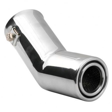 Silencer nozzle, rotated