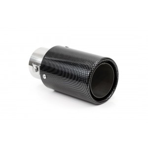 Silencer nozzle Ø35-50mm  black carbon - Top1autovaruosad