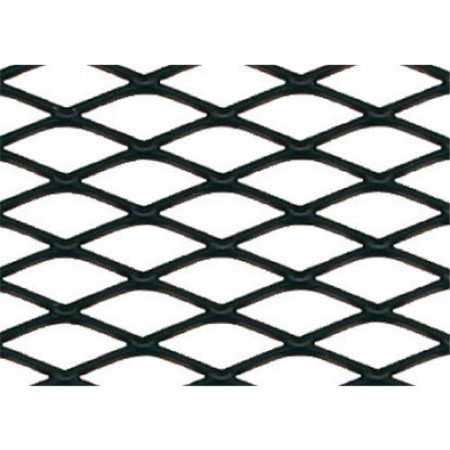 Aluminum grille 120x20cm, black