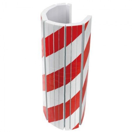 Safety tape adhesive 50 * 40cm white-red