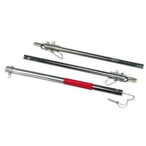 Rigid towbar max 2T, collapsible