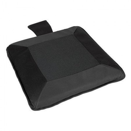 Seat comfort gel pad, mounts