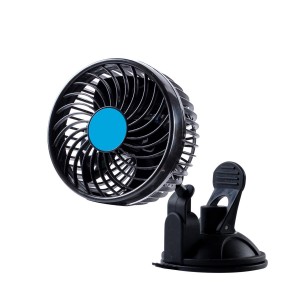 Fan 6 ", 12V, suction cup mounting