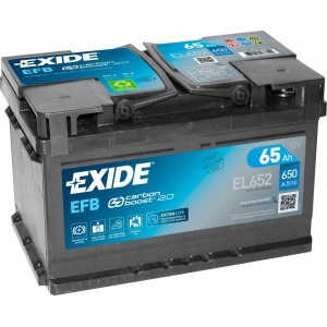 Battery Exide EFB 65Ah 650A 278x175x175 - +