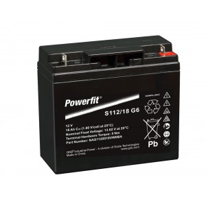 Powerfit 12V 18Ah AGM 182x77x168mm