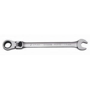 Hinged spanner with lock 17mm