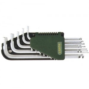 9-Piece Set of Long Shank Hex Wrenches