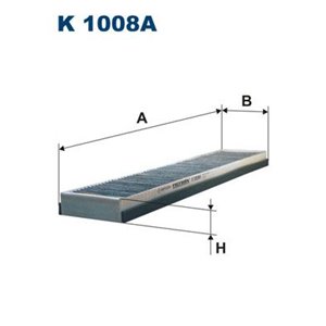 FILTRON K 1008A - Cabin filter with activ - Top1autovaruosad