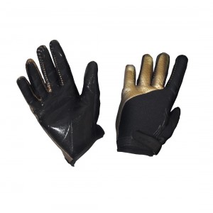 Goalkeeper gloves silicone S black