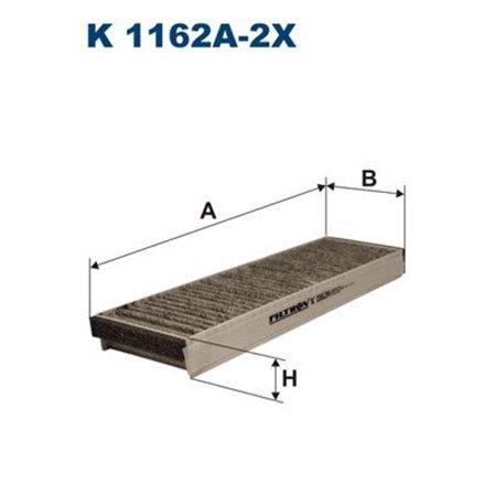 K 1162A-2x Filter, kabin luft FILTRON