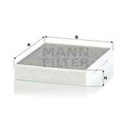 MANN-FILTER CUK 25 001 - Cabin filter with activated carbon fits: BMW 1 (F20), 1 (F21), 2 (F22, F87), 2 (F23), 3 (F30, F80), 3 (