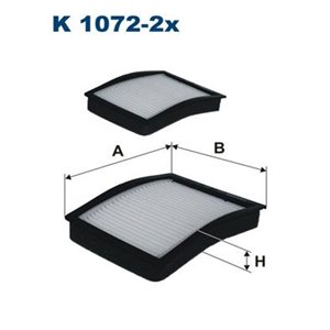FILTRON K 1072-2x - Cabin filter fits  BM - Top1autovaruosad
