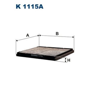 K 1115A Filter, kabin luft FILTRON - Top1autovaruosad