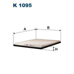 K 1095 Suodatin, matkustamon ilma FILTRON - Top1autovaruosad