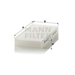MANN-FILTER Filter, salongiõhk CU 2327-2