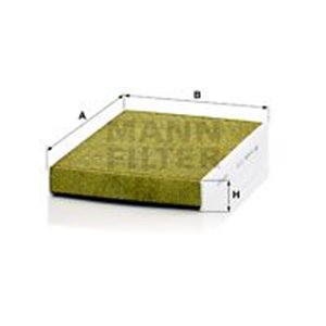 FP 2743 Filter, cabin air MANN-FILTER - Top1autovaruosad