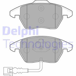 LP1837 Комплект тормозных колодок, дисковый тормоз DELPHI     