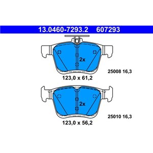 13.0460-7293.2 Brake Pad Set, disc brake ATE - Top1autovaruosad