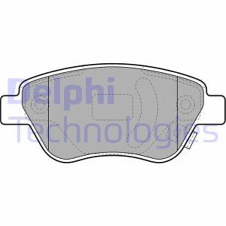 LP1989 Sats med bromsbelägg DELPHI 