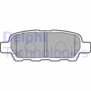 LP1807 Комплект тормозных колодок, дисковый тормоз DELPHI - Top1autovaruosad