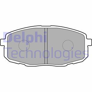 LP1819 Комплект тормозных колодок, дисковый тормоз DELPHI - Top1autovaruosad