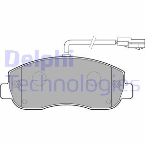 LP2190 Piduriklotsi komplekt,ketaspidur DELPHI - Top1autovaruosad