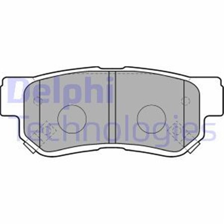 LP1539 Комплект тормозных колодок, дисковый тормоз DELPHI     