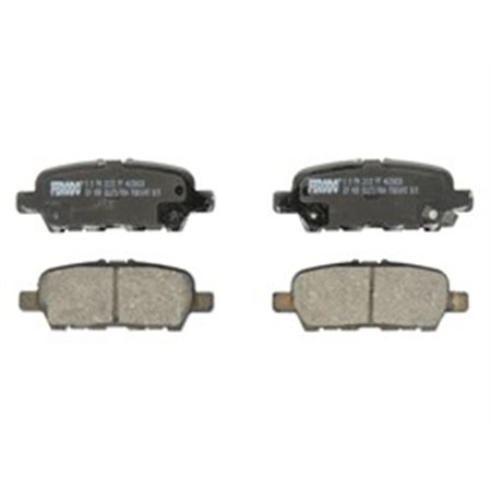 FDB1693 Brake Pad Set, disc brake FERODO