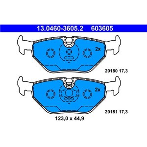 13.0460-3605.2 Jarrupalasarja, levyjarru ATE - Top1autovaruosad