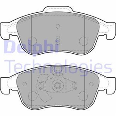 LP2152 Brake Pad Set, disc brake DELPHI