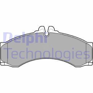 LP1046 Комплект тормозных колодок, дисковый тормоз DELPHI - Top1autovaruosad
