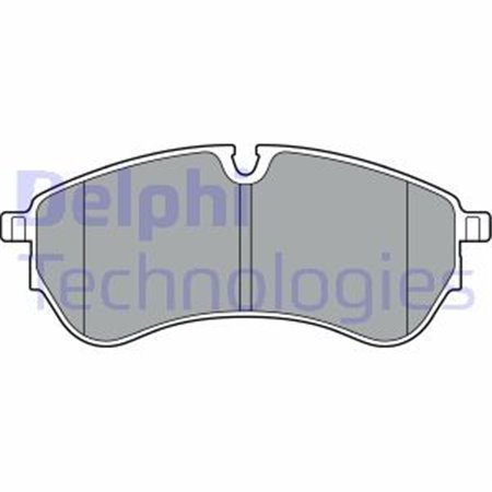 LP3410 Brake Pad Set, disc brake DELPHI