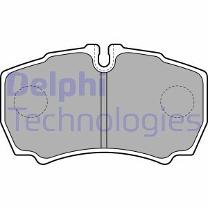 LP1826 Brake Pad Set, disc brake DELPHI - Top1autovaruosad