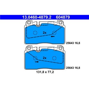 13.0460-4879.2 Brake Pad Set, disc brake ATE - Top1autovaruosad