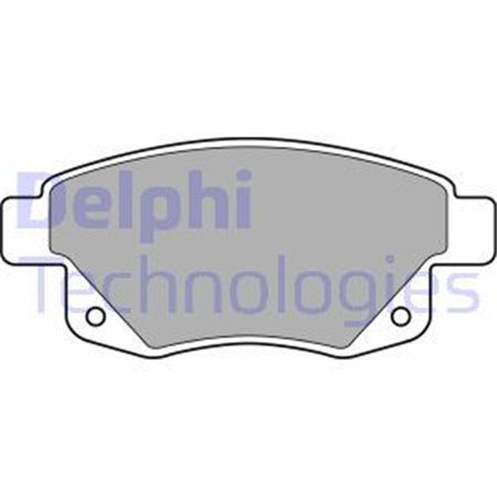 LP1955 Brake Pad Set, disc brake DELPHI