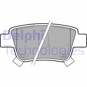 LP1785 Комплект тормозных колодок, дисковый тормоз DELPHI     