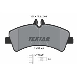 2921702 TEXTAR Piduriklotside komplekt, ketaspidur     