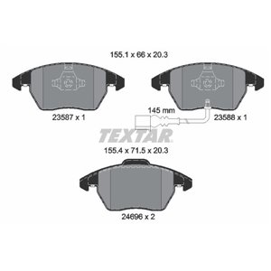 2469602 Комплект тормозных колодок, дисковый тормоз TEXTAR - Top1autovaruosad