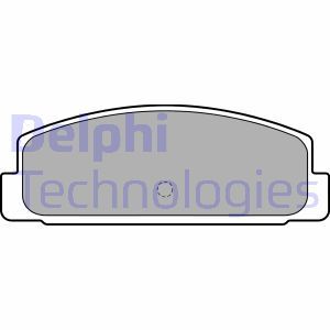 LP1766 Комплект тормозных колодок, дисковый тормоз DELPHI - Top1autovaruosad