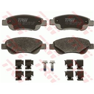 GDB1633 Brake Pad Set, disc brake TRW - Top1autovaruosad