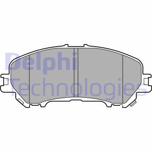 LP3144 Комплект тормозных колодок, дисковый тормоз DELPHI - Top1autovaruosad