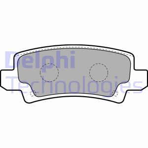 LP1864 Комплект тормозных колодок, дисковый тормоз DELPHI     