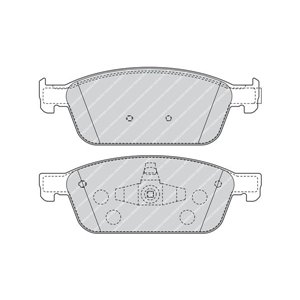 FDB4416 Brake Pad Set, disc brake FERODO - Top1autovaruosad