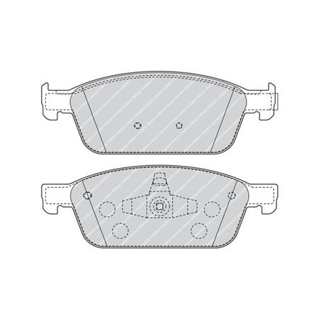 FDB4416 Brake Pad Set, disc brake FERODO