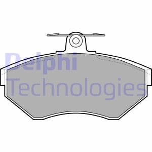 LP1410 DELPHI Piduriklotside komplekt, ketaspidur     