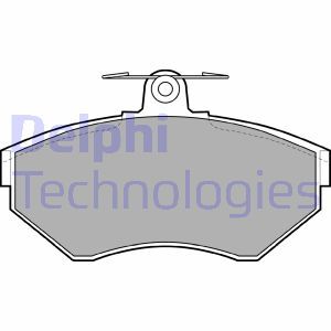 LP1410 Комплект тормозных колодок, дисковый тормоз DELPHI - Top1autovaruosad
