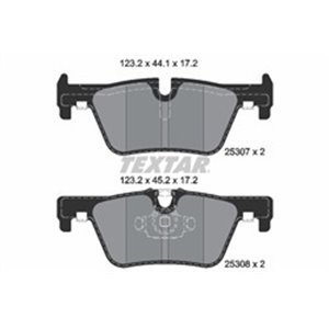 2530701 TEXTAR Piduriklotside komplekt, ketaspidur     