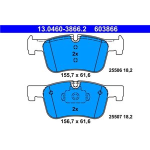 13.0460-3866.2 Piduriklotsi komplekt,ketaspidur ATE - Top1autovaruosad