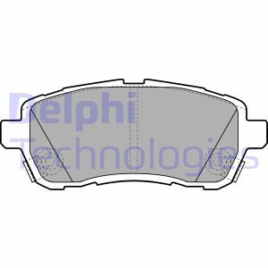 LP2069 Комплект тормозных колодок, дисковый тормоз DELPHI     