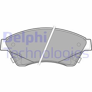 LP2171 Комплект тормозных колодок, дисковый тормоз DELPHI - Top1autovaruosad
